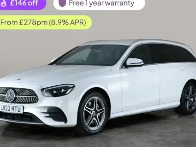 Used Mercedes E300 AMG line 306 HP (225 kW) 2022 White Estate