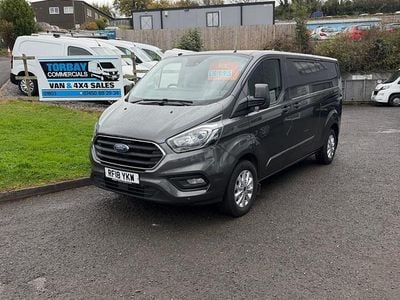 Grey Used 2018 Ford Transit Custom Limited Van | £8,995 (Expensive)