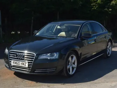 Used Audi A8 Advanced 246 HP (180 kW) 2010 Black Sedan