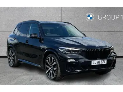Used BMW X5 M Sport 340 HP (250 kW) 2021 Black sapphire metallic paint SUV