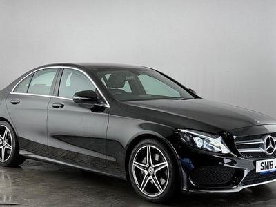 Black Used 2018 Mercedes C220 AMG line Sedan | £14,600 (Good price)
