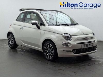 Used Fiat 500C Collezione 69 HP (50 kW) 2018 White Cabriolet