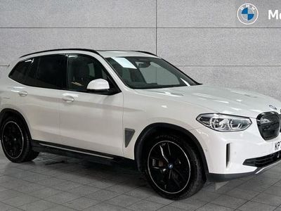 Mineral white metallic Used 2021 BMW iX3 Comfort Edition SUV | £23,991 (Fair price)
