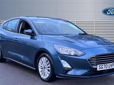 Blue Used 2021 Ford Focus Titanium Hatchback | £12,726 (Good price)