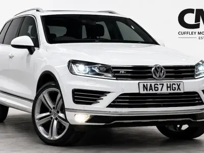 Used VW Touareg R-line Plus 262 HP (192 kW) 2017 White SUV