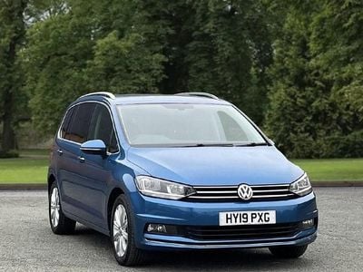 Used VW Touran SEL 150 HP (110 kW) 2019 Blue MPV