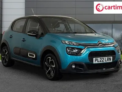 Used Citroën C3 PureTech 110 HP (80 kW) 2022 Blue Hatchback