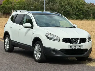 Used Nissan Qashqai +2 N-TEC 117 HP (86 kW) 2012 White SUV