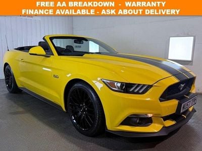Yellow Used 2018 Ford Mustang GT Convertible Cabriolet | £28,495 (Fair price)