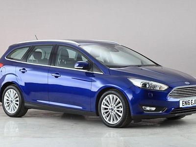 Used Ford Focus Titanium X 120 HP (88 kW) 2016 Blue Estate