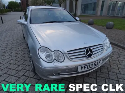 Used Mercedes CLK320 Elegance 2003 Silver Coupe
