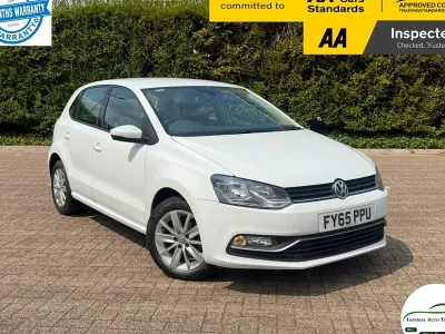 Used VW Polo SE 90 HP (66 kW) 2015 White Hatchback