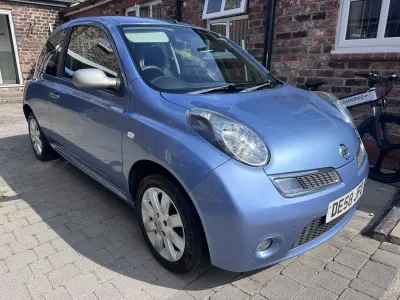 Used Nissan Micra 65 HP (47 kW) 2008 Blue Hatchback