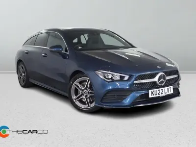 Used Mercedes CLA200 Shooting Brake AMG line 2022 Blue Estate