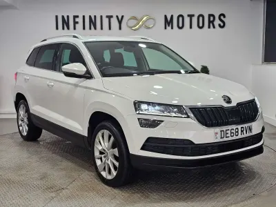 Usado Skoda Karoq SE L 116 CV (85 kW) 2018 Blanco SUV