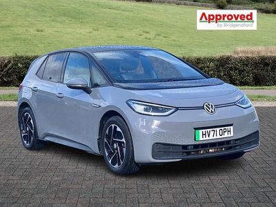 Used VW ID.3 Pure 110 kW (150 HP) 2021 Grey Hatchback