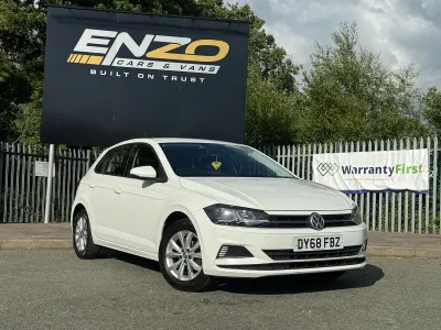 Used VW Polo SE 93 HP (68 kW) 2018 White Hatchback