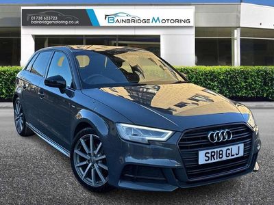 Grey Used 2018 Audi A3 Sportback Black Edition Hatchback | £11,995 (Fair price)