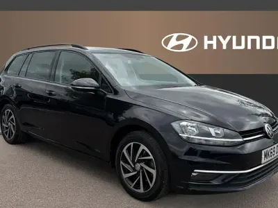 Used VW Golf VII Match 150 HP (110 kW) 2019 Black Estate
