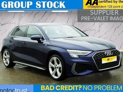 Used Audi A3 S-Line 150 HP (110 kW) 2023 Blue Sedan