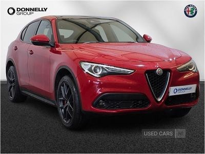 Begagnad Alfa Romeo Stelvio 210 HK (154 kW) 2017 Röd SUV