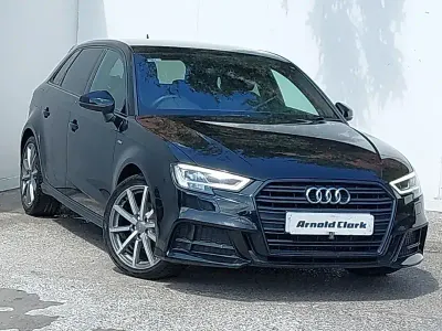 Used Audi A3 Black Edition 116 HP (85 kW) 2019 Black Sedan
