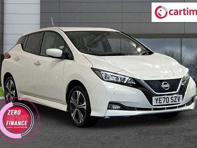 Used Nissan Leaf N-TEC 160 kW (218 HP) 2020 White Hatchback