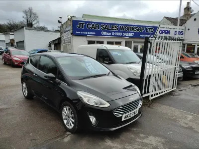 Used Ford Fiesta Titanium 2018 Black Hatchback