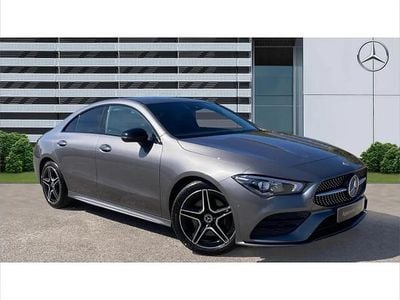 Begagnad Mercedes CLA200 AMG Line Premium 161 HK (118 kW) 2023 Grå Sportkupé