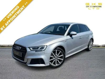 Used Audi A3 Sportback S-Line 150 HP (110 kW) 2020 Silver Hatchback