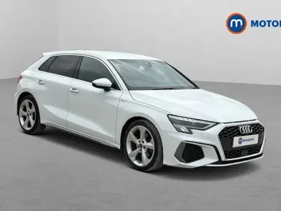 Used Audi A3 Sportback S-Line 110 HP (80 kW) 2023 White Hatchback