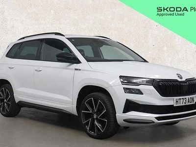 Used Skoda Karoq SportLine 150 HP (110 kW) 2023 White SUV
