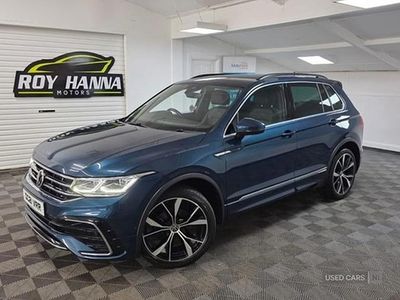 Blue Used 2021 VW Tiguan R-line SUV | £23,250 (Fair price)