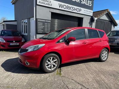 Used Nissan Note Acenta 80 HP (58 kW) 2014 Red Hatchback