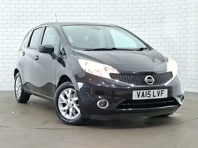 Used Nissan Note Acenta Premium 80 HP (58 kW) 2015 Black Hatchback