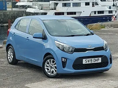 Used Kia Picanto 2019 Blue Hatchback
