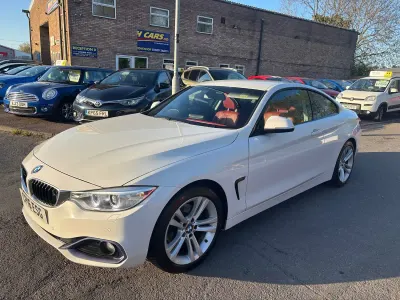 Used BMW 420 Coupé Sport Line 190 HP (139 kW) 2016 White Coupe
