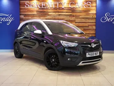 Used Vauxhall Crossland X Elite 82 HP (60 kW) 2018 Black SUV