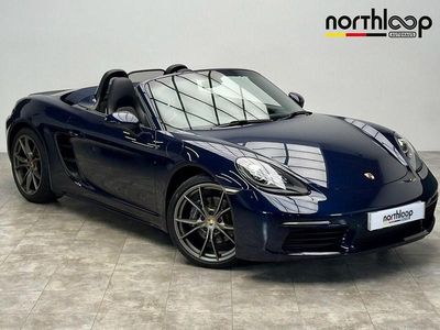 Used Porsche 718 Boxster 300 HP (220 kW) 2017 Blue Cabriolet