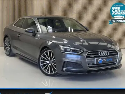 Used Audi A5 S-Line 252 HP (185 kW) 2018 Grey Coupe