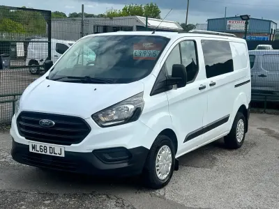 Käytetty Ford Transit Custom 105 HP (77 kW) 2018 Valkoinen Van