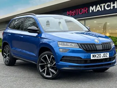 Usado Skoda Karoq SportLine 2020 Azul SUV