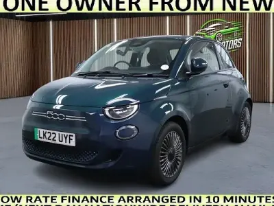 Używany Fiat 500e Icon 86 kW (118 KM) 2022 Zielony Hatchback