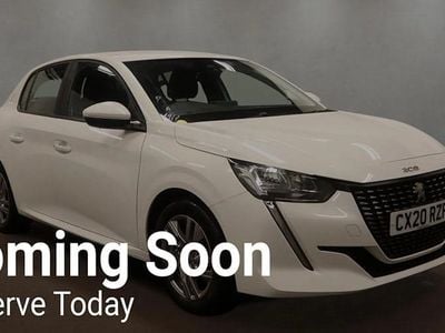 White Used 2020 Peugeot 208 Active Hatchback | £11,399 (Fair price)