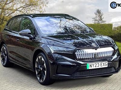Used Skoda Enyaq iV SportlinePlus 194 kW (265 HP) 2023 Black SUV
