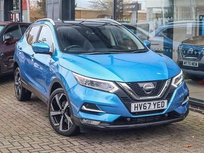 Blue Used 2017 Nissan Qashqai Tekna SUV | £12,895 (Fair price)