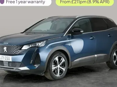 Used Peugeot 3008 GTi 131 HP (96 kW) 2021 Blue Estate