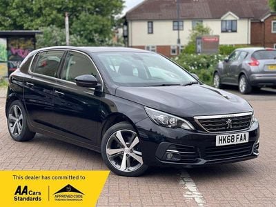 Black Used 2019 Peugeot 308 Allure Hatchback | £7,349 (Fair price)