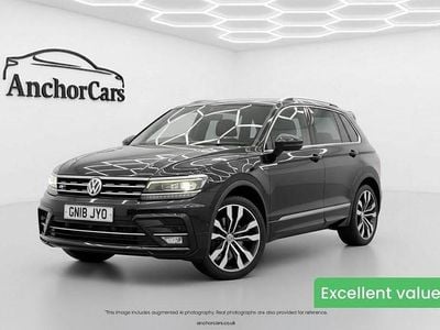 Black Used 2018 VW Tiguan R-line SUV | £16,890 (Good price)