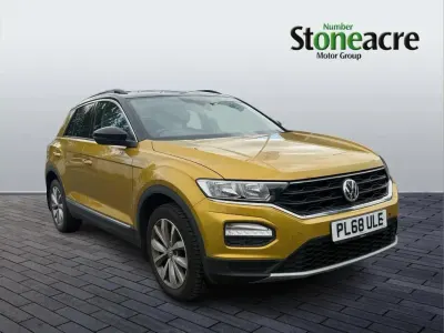 Używany VW T-Roc Design 150 KM (110 kW) 2019 Żółty SUV